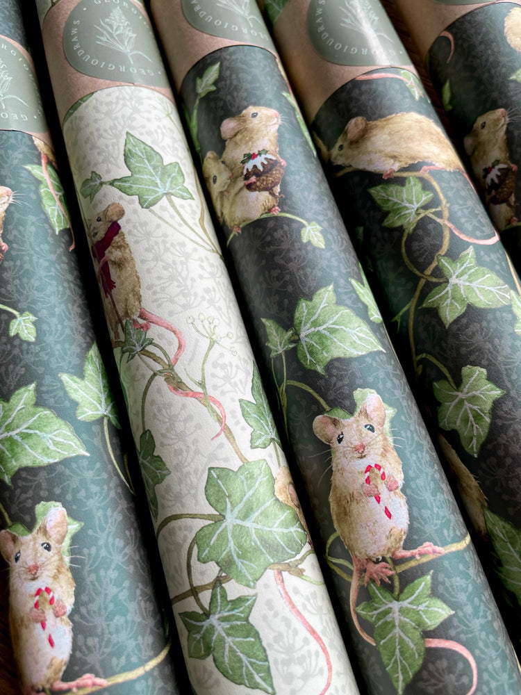 Christmas Mice Gift Giving