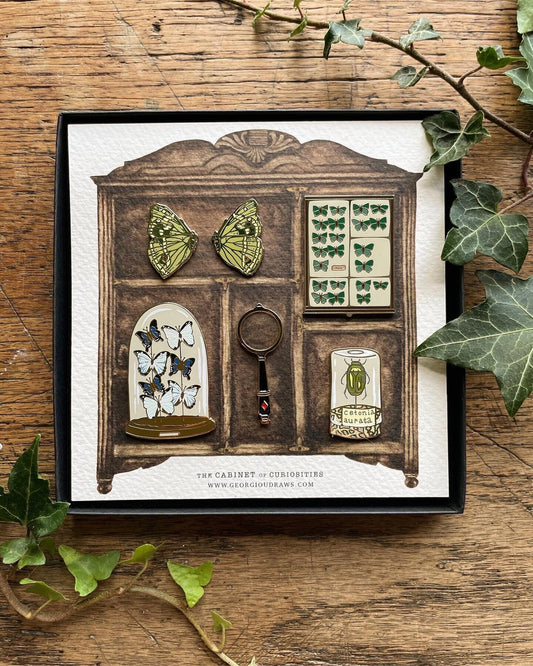 Cabinet of Curiosities Luxury Enamel Pin Box Set
