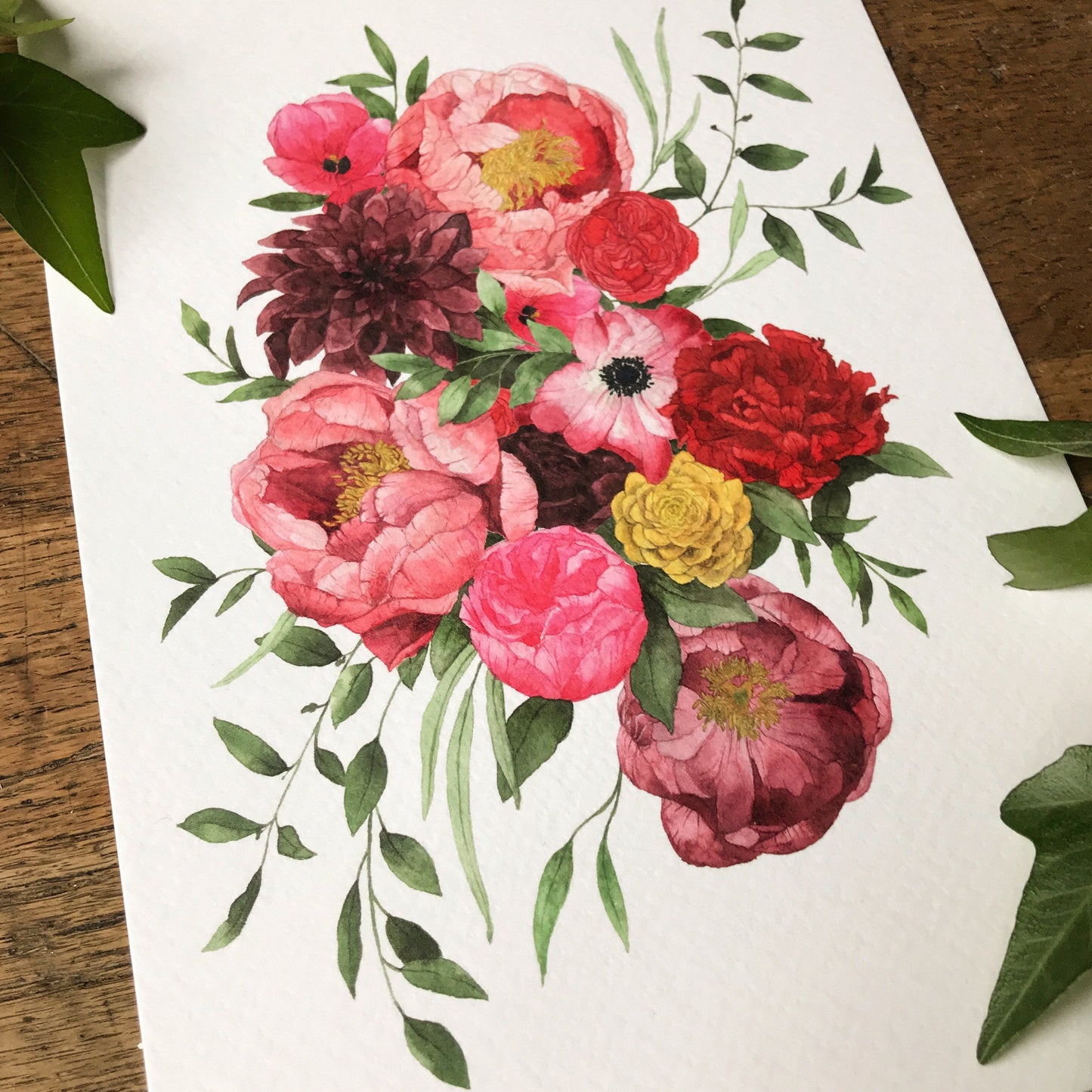 Floral Bouquet A5 Print