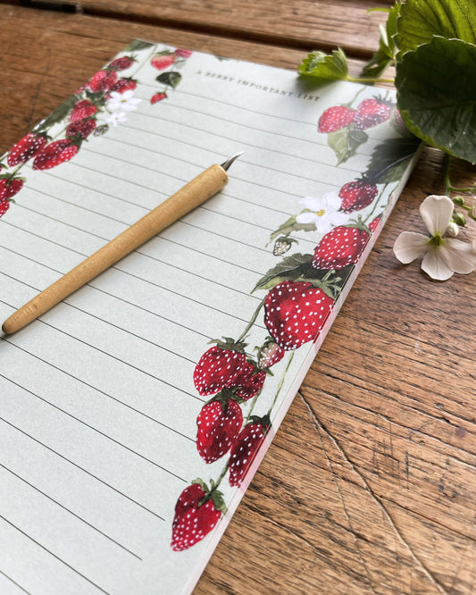 A Berry Important List Notepad | Floral Botanical Watercolour Stationery
