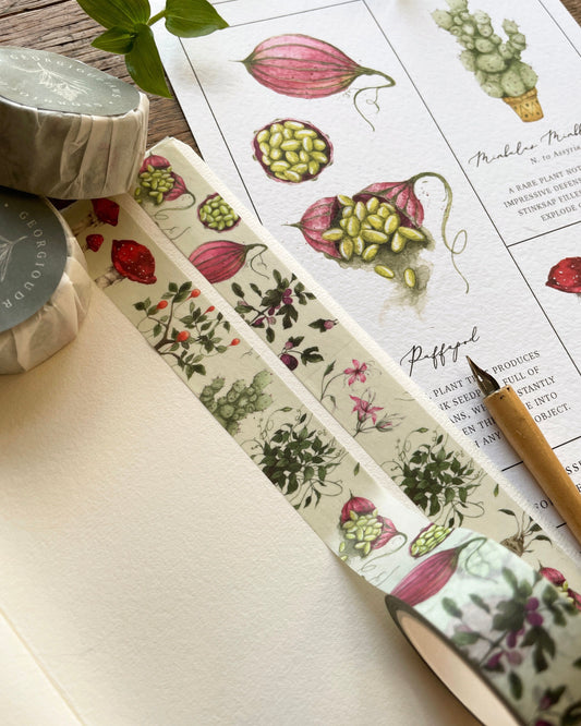 Herbology Washi Tape | Magical plants Tape