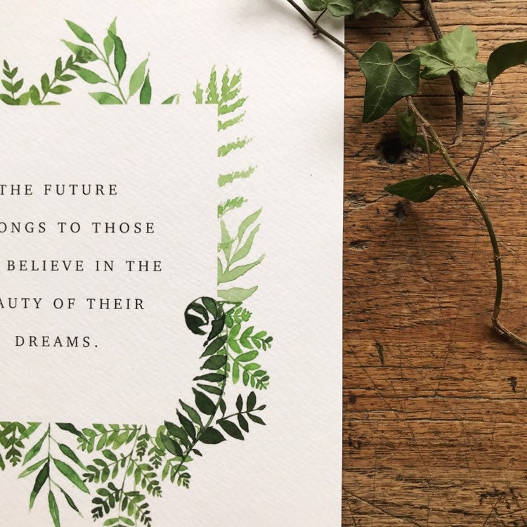 The Future Belongs... A4 Print