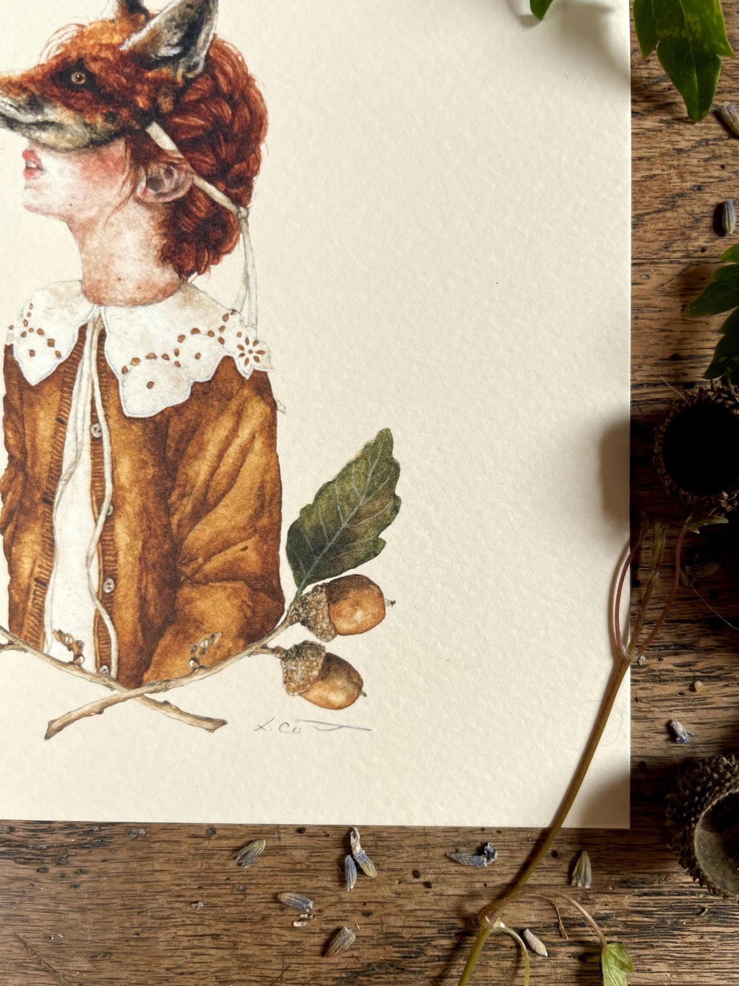 Children in Animal Masks Trio of Art Prints | Curious Woodland Art