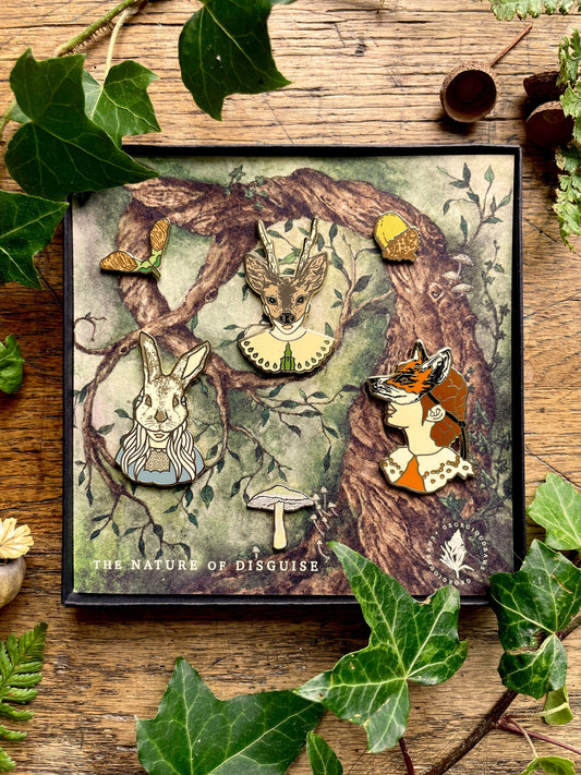 The Nature of Disguise Luxury Enamel Pin Box Set