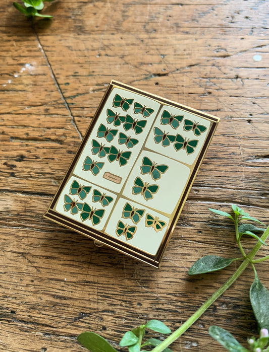 Butterfly Tray Enamel Pin Badge | Entomology Taxidermy Cabinet of Curiosities Art