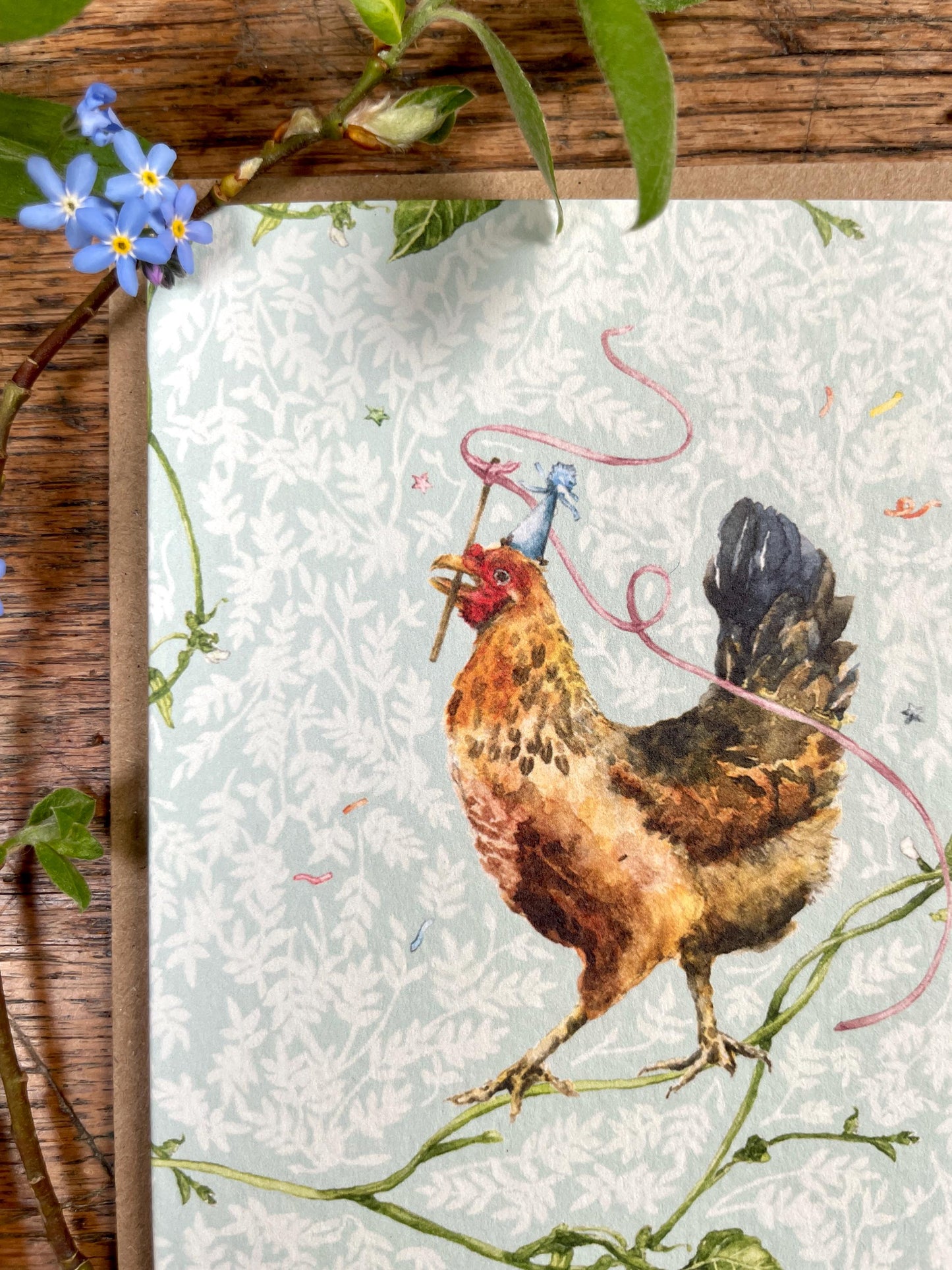 You Are Eggstroadinary! Whimsical Chicken Greetings Card