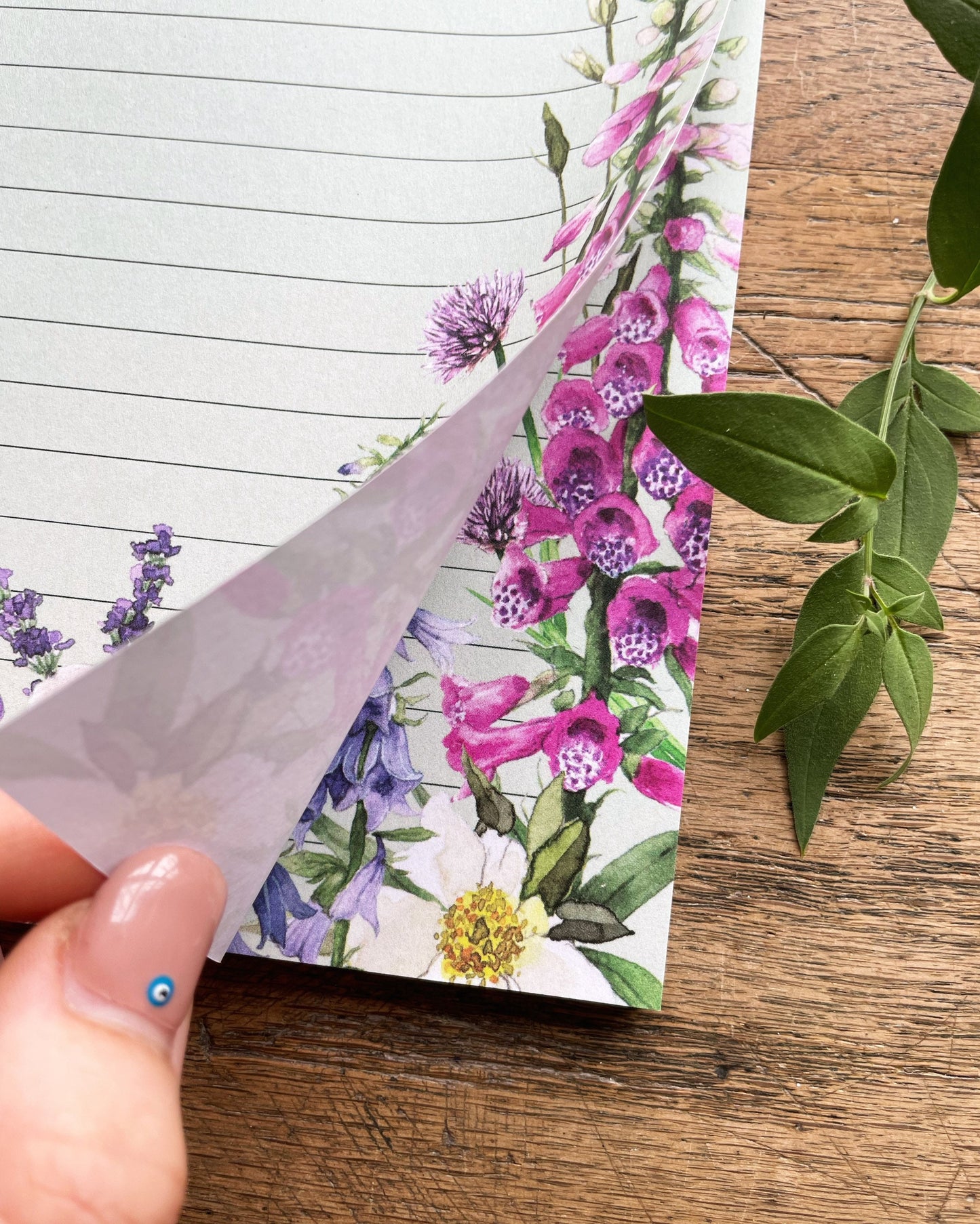 Budding Ideas Notepad | Floral Botanical Watercolour Stationery