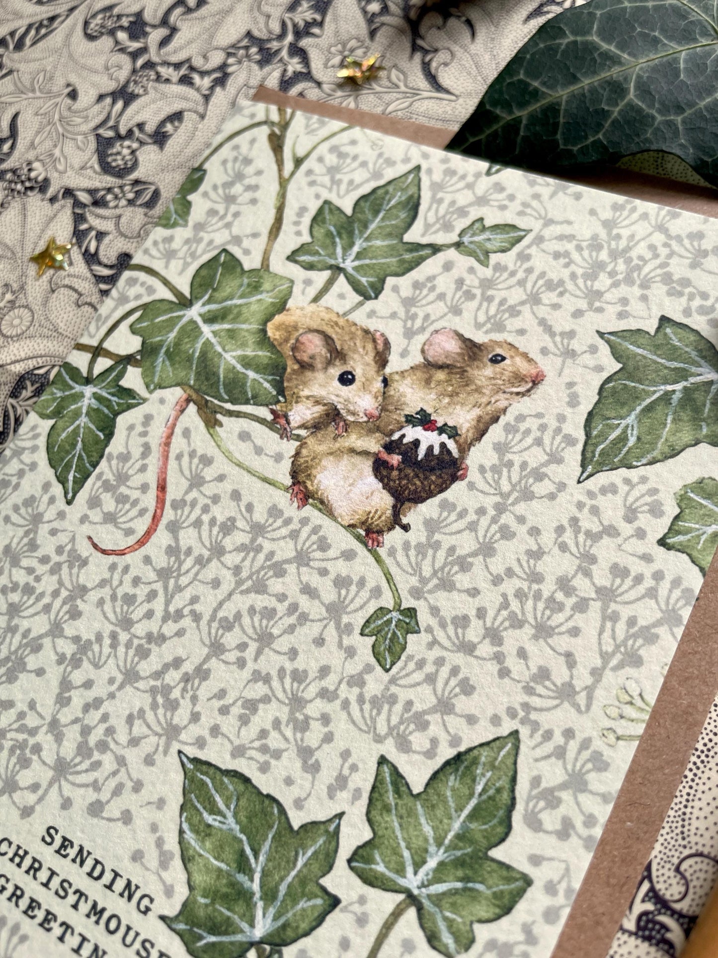 Christmas Mice Luxury Whimsical Greetings Card Box Set