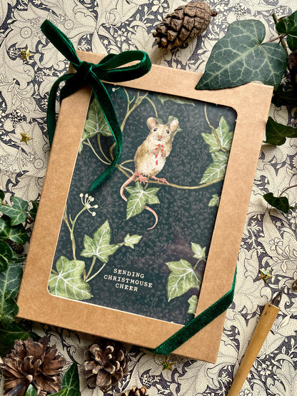 Christmas Mice Luxury Whimsical Greetings Card Box Set