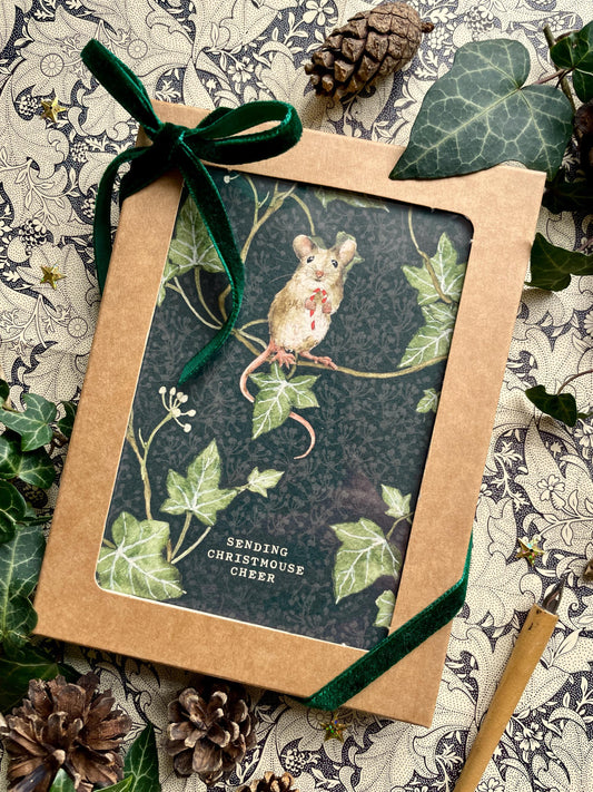 Christmas Mice Luxury Whimsical Greetings Card Box Set