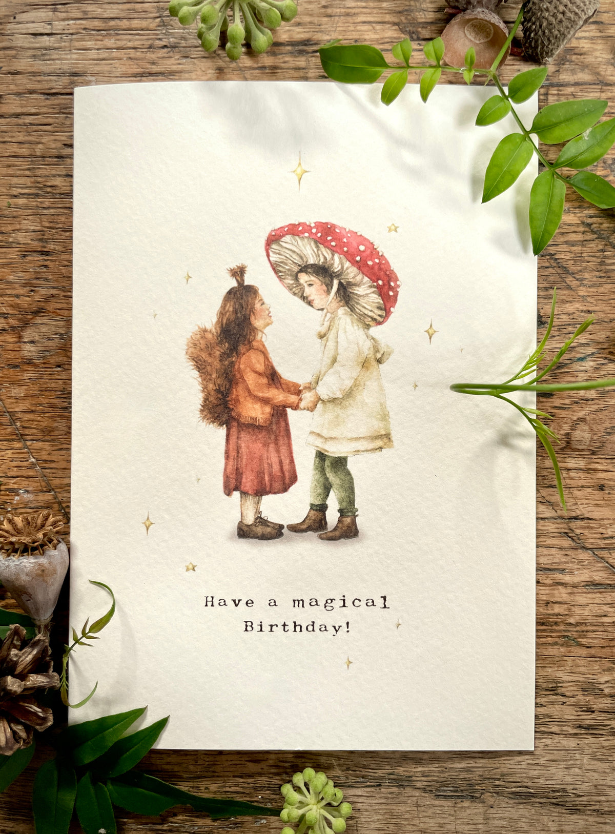 Have a Magical Birthday! Watercolour Dress Up Greetings Card