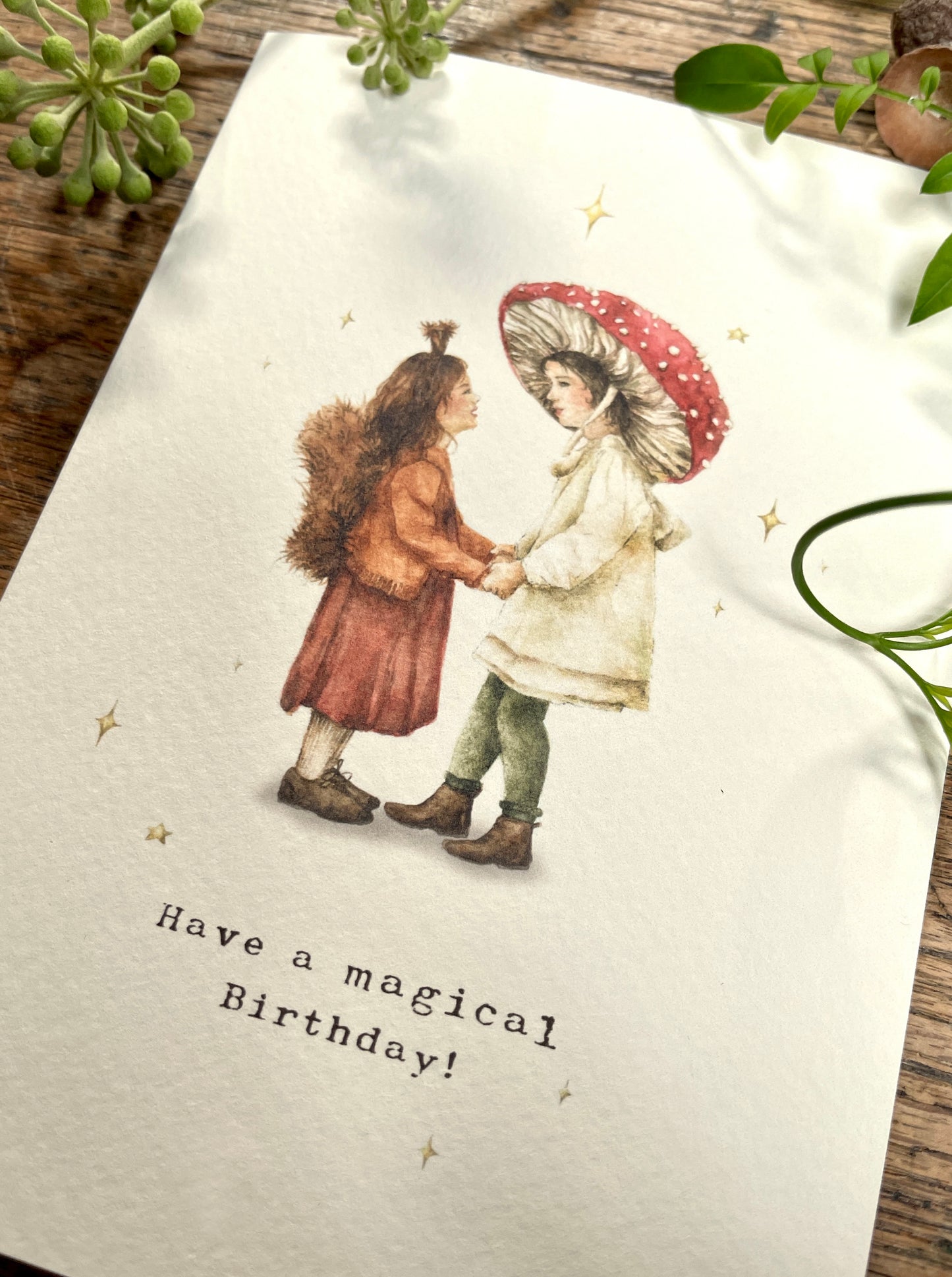 Have a Magical Birthday! Watercolour Dress Up Greetings Card
