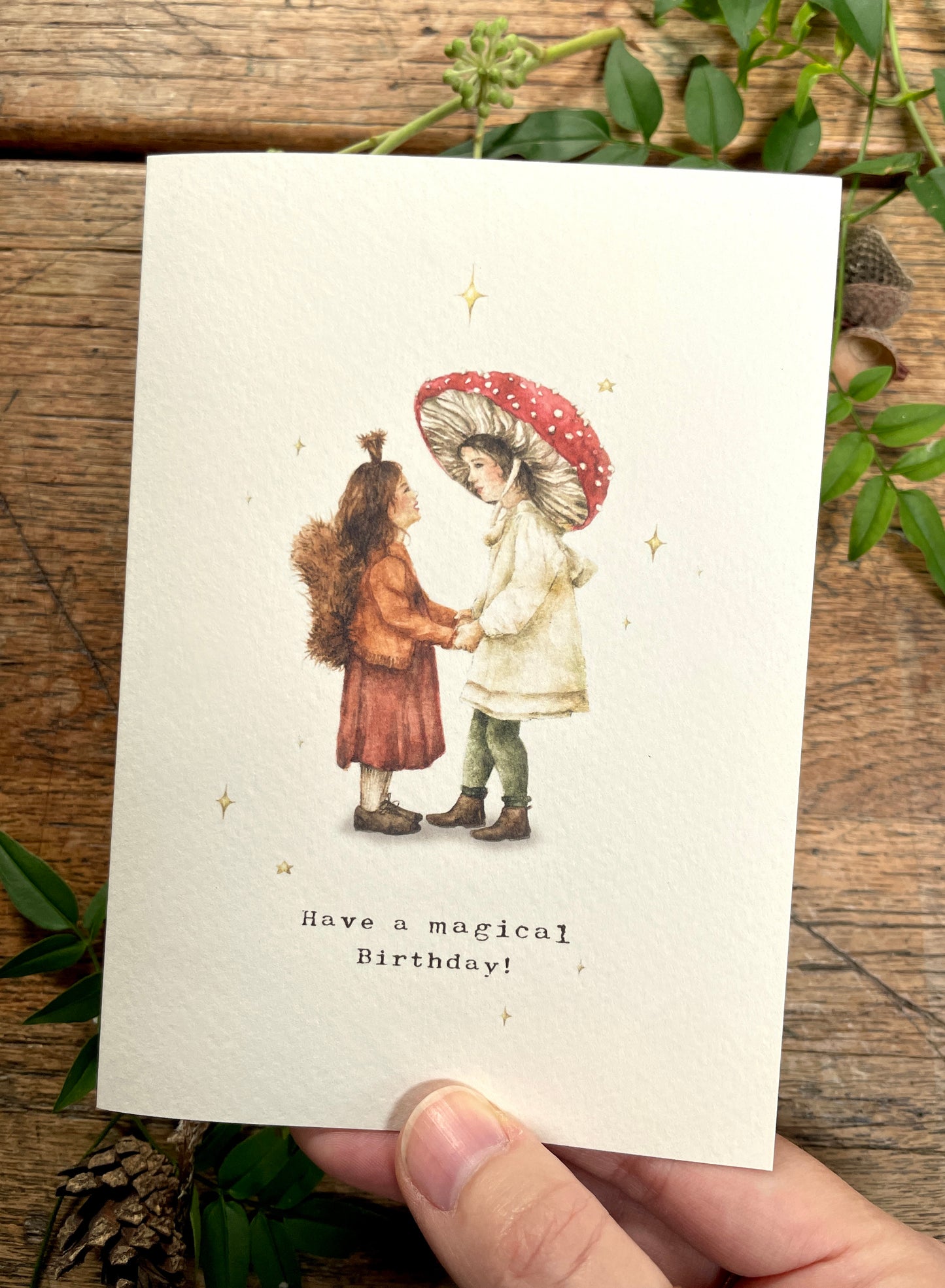 Have a Magical Birthday! Watercolour Dress Up Greetings Card